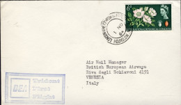 1964-Gran Bretagna I^volo Trident Londra Venezia Del 3 Novembre Raccomandata Bol - Otros & Sin Clasificación