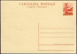 1946-cartolina Postale Nuova L.10 Olivo Qualita' Extra, Cat.Filagrano Euro 500 - Stamped Stationery