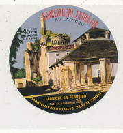 G G 288 /  ETIQUETTE DE FROMAGE  CAMEMBERT  CAMEMBERT  FAB EN PERIGORD DERIEN   ST JULIEN DE CREMPSE DORDOGNE - Fromage