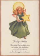 ANGEL CHRISTMAS Holidays Vintage Postcard CPSM #PAJ289.GB - Anges