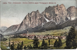 1909-Tirol Ampezzotal Belluno Panorama, Viaggiata Tassata Con Segnatasse 10c. - Belluno