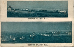 1926-Belmonte Calabro (Cosenza) Due Vedute Stazione E Marina, Viaggiata - Cosenza