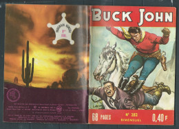 Bd " Buck John   " Bimensuel N° 282 "  Le  Chatiment  "      , DL  N° 40  1954 - BE-   BUC 0303 - Formatos Pequeños