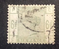 GB81 Victoria 6 P Vert YT 83 Couronne Oblitéré - Used Stamps