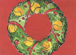 Feliz Año Navidad Vintage Tarjeta Postal CPSM #PBN500.ES - Neujahr