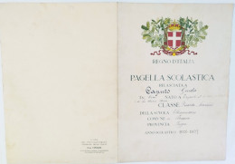 Bp91 Pagella Fascista Opera Balilla Regno D'italia Foggia 1929 - Diplomas Y Calificaciones Escolares