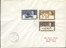 1967-Territorio Antartico Britannico Lettera Dalla Base Z Halley Bay Diretta A M - Cartas & Documentos