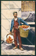 Palermo Costumi Siciliani Cartolina QQ0917 - Palermo