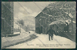 Pistoia La Collina Nevicata Cartolina QQ1376 - Pistoia