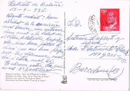 54832. Postal HOSTALETS De BALENYÁ (Barcelona) 1975. Fechador Balenyá. Santuario De Nuestra Sra Font De La Salut - Storia Postale