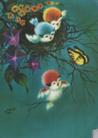 VOGEL Tier Vintage Ansichtskarte Postkarte CPSM #PBR703.DE - Vögel