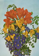 FLOWERS Vintage Ansichtskarte Postkarte CPSM #PAR574.DE - Flowers