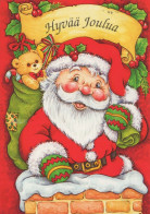 WEIHNACHTSMANN SANTA CLAUS WEIHNACHTSFERIEN Vintage Postkarte CPSM #PAJ759.DE - Santa Claus