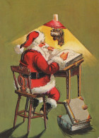 WEIHNACHTSMANN SANTA CLAUS WEIHNACHTSFERIEN Vintage Postkarte CPSM #PAK665.DE - Santa Claus