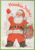 WEIHNACHTSMANN SANTA CLAUS WEIHNACHTSFERIEN Vintage Postkarte CPSM #PAJ617.DE - Kerstman