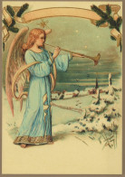 ENGEL WEIHNACHTSFERIEN Feiern & Feste Vintage Ansichtskarte Postkarte CPSM #PAH411.DE - Angeli