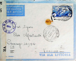 1941-Franchigia Posta Militare XII Concentramento 3.8.41 Libia Francobollo £1 - Storia Postale