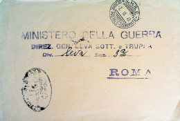 1943-Franchigia Posta Militare S.M.R.E. Sezione Postale Economato 2.10.43 Luogot - Storia Postale