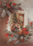 Buon Anno Natale BAMBINO Vintage Cartolina CPSM #PAY078.IT - Año Nuevo