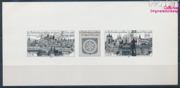 DDR WZd748S Schwarzdruck Postfrisch 1988 Briefmarkenausstellung (10393387 - Nuovi