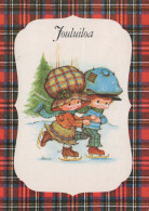 Buon Anno Natale BAMBINO Vintage Cartolina CPSM #PAW504.IT - Año Nuevo