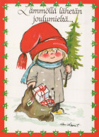 Buon Anno Natale BAMBINO Vintage Cartolina CPSM #PAS910.IT - Año Nuevo