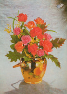 FIORI Vintage Cartolina CPSM #PAS599.IT - Flowers