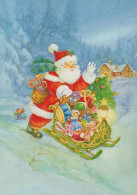 BABBO NATALE Natale Vintage Cartolina CPSM #PAK728.IT - Kerstman