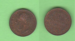 1 Centesimo 1895 R Regno D'Italia Umberto I° Italy Italie One Cent - 1878-1900 : Umberto I.
