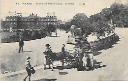CPA Paris Jardin Du Luxembourg - Le Sénat - Arrondissement: 06