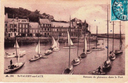 76 - Seine Maritime -  SAINT VALERY En CAUX -  Bateaux De Plaisance Dans Le Port - Saint Valery En Caux