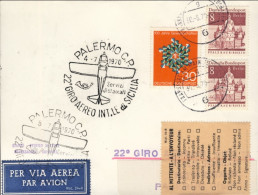 1970-Germania Per Il 22 Giro Aereo Internazionale Di Sicilia Del 4 Luglio - Poste Aérienne