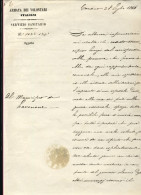 1866-bollo Capo Del Servizio Sanitario Dei Volontari Italiani Su Lettera A Firma - Documents Historiques