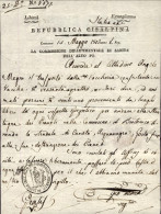 1802-Cremona Repubblica Cisalpina (cassata E Sostituita Con Italiana) Fede Di Sa - Documentos Históricos
