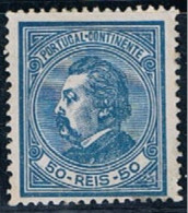 Portugal, 1880/1, # 55 Dent. 13 1/2, MH - Unused Stamps