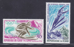 TCHAD AERIENS N°   44 & 45 ** MNH Neufs Sans Charnière, TB (D7769) Jeux Olympiques - 1968 - Chad (1960-...)