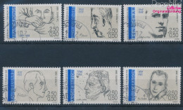 Frankreich 2819-2824 (kompl.Ausg.) Gestempelt 1991 Schriftsteller (10387937 - Usados