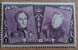Belgique 1924 Leopold Ier - Albert Ier - Ongebruikt