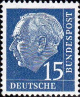 RFA Poste N** Yv:  68 Mi:184 Theodor Heuss - Neufs