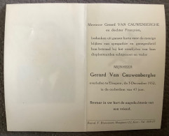 Gerard Van Cauwenberghe - Elsegem - 1909 / 1952 - Santini