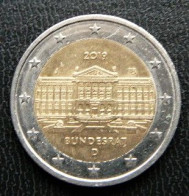 Germany - Allemagne - Duitsland   2 EURO 2019  J    Speciale Uitgave - Commemorative - Allemagne