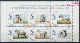 Spanien 3443-3448 Sechserblock (kompl.Ausg.) Postfrisch 1998 Briefmarkenausstellung (10368438 - Neufs