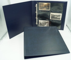 CLASSEUR ALBUM SAFE GRANDE CONTENANCE + 40 FEUILLES FOND NOIR POUR 480 CARTES POSTALES ANCIENNES OU MODERNE - 12 CASES - Unclassified