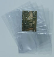 LOT 50 FEUILLES TRANSPARENTES (FORMAT A4) POUR CPM / 4 CASES RECTO VERTICALES - Non-classés