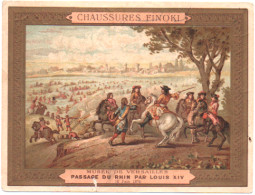 Chromo : Chaussures FINOKI : Musée De Versailles - Passage Du Rhin Par Louis XIV : Dorure : Tableau - Otros & Sin Clasificación