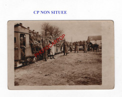 FELDBAHN-TRAIN-CP NON SITUEE-CARTE PHOTO Allemande-GUERRE 14-18-1 WK-MILITARIA- - War 1914-18