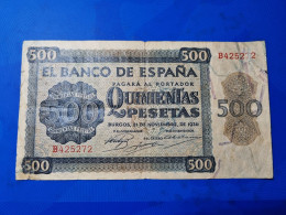 ESPAÑA 500 PESETAS 1936 MBC  / VF SPAIN BANKNOTE  *COMPRAS MULTIPLES CONSULTAR* - 500 Peseten