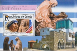 Guinea Miniature Sheet 2516 (complete. Issue) Unmounted Mint / Never Hinged 2015 Mother Teresa - Guinée (1958-...)