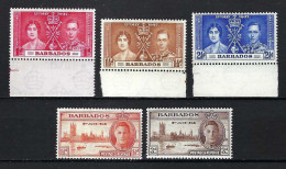 BARBADOS Ca.1937-46: Lot De Neufs** - Barbades (...-1966)