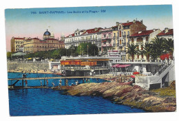 CPA - SAINT-RAPHAEL - Les Bains Et La Plage - Edit. D'Art Rostan & Munier - N° 755 - - Saint-Raphaël